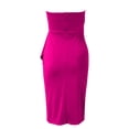 thumbnail image 5 of Elegant Summer Off Shoulder High Waist Tennis Bodycon Dress for Women Casual Style Feminine Fit Pink S, 5 of 5