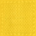 thumbnail image 1 of Ahgly Company Machine Washable Indoor Square Oriental Yellow Modern Area Rugs, 8' Square, 1 of 4