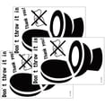 thumbnail image 1 of ADDHAT 3Ud Adhesivo Para De Inodoro En PVC Negro Con Y Fácil De Aplicar, 1 of 8