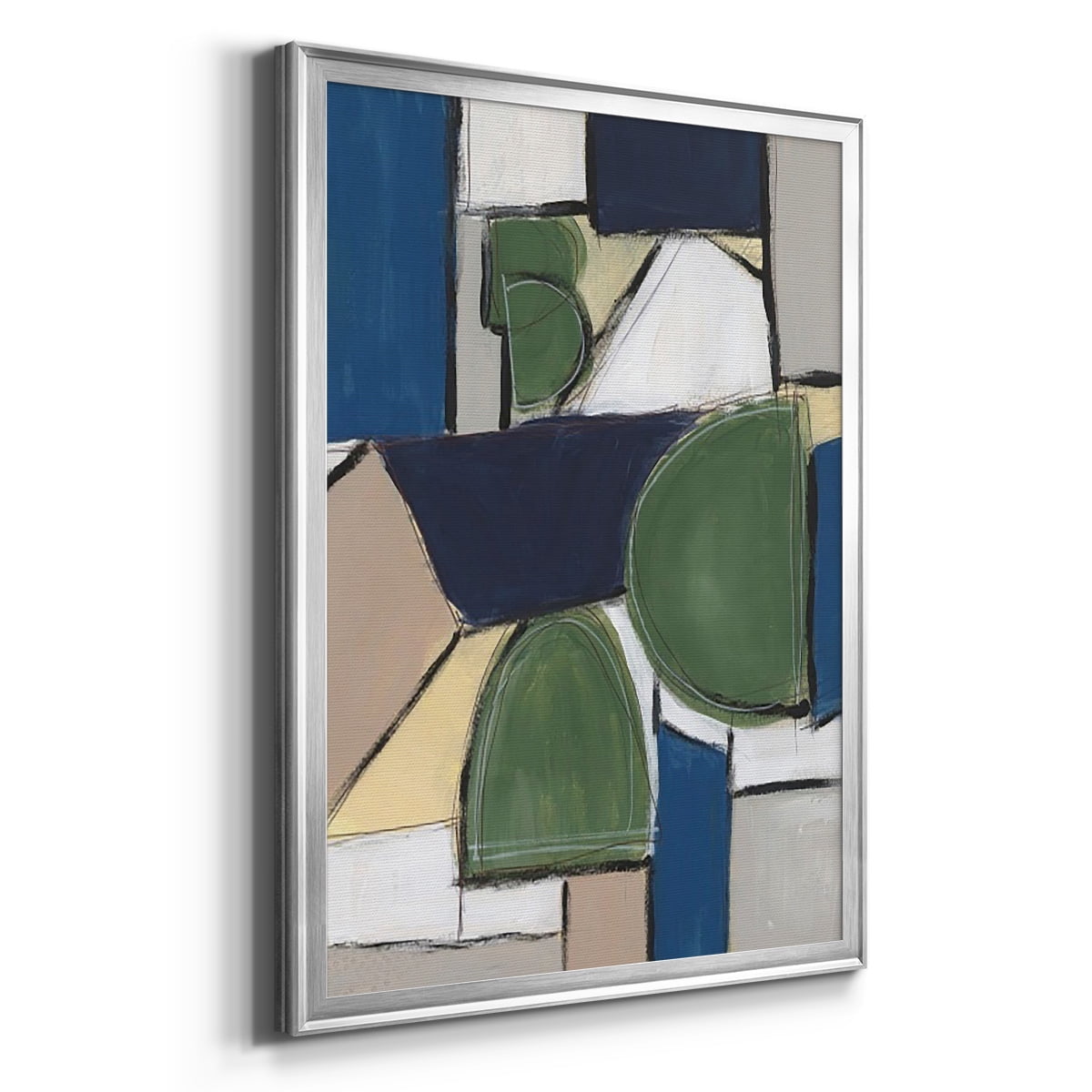 Spatial Mix II Premium Framed Print, in Gold, Black, or Silver - Ready to Hang