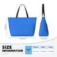 thumbnail image 4 of Fotbe Dodgerblue Bolsa de Viaje para Playa - Resistente al Agua, Bolsa Tote de Gran Capacidad y Ligera con 7 Bolsillos para Mujeres y Hombres, 4 of 7