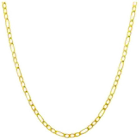 Simply Gold 10kt Yellow Gold Figaro Chain, 18