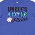 thumbnail image 4 of Inktastic Baseball Uncles Little Pitcher Youth T-Shirt, 4 of 5