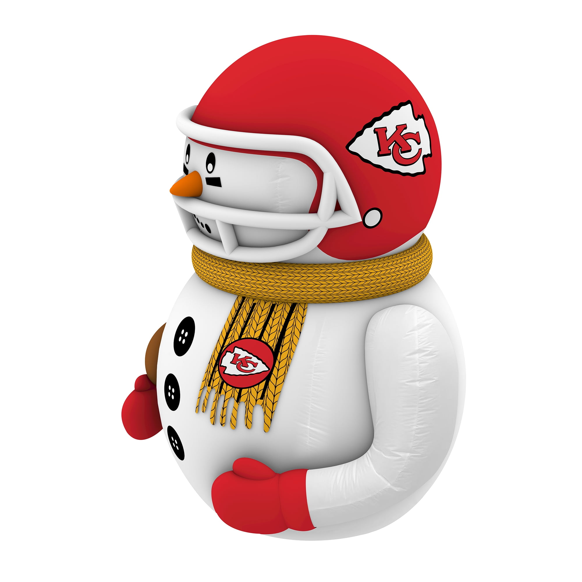 Kansas City Chiefs 7' Inflatable Snowman Player
