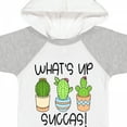 thumbnail image 4 of Inktastic What's Up Succas Funny Cacti Plants Boys or Girls Baby Bodysuit, 4 of 5