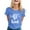 Blue, variant on Alun Honeybee Kind T Shirts for Women Stylish Letter and Graphic Short Sleeve Tee Shirts Soft Comfort Fit Workout Casual Going out Tops for Everyday Wear Yellow XL