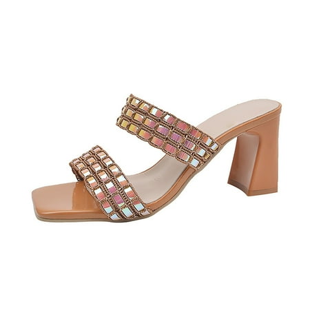 

PMUYBHF Womens Shoes Casual Sneakers Summer Women s Fashion Flat Sandals Are Suitable for Beach Home and Outdoor Wear