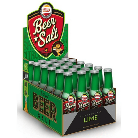 Twang the Original Beer Salt LIME Flavor 1 Oz. Bottles Bulk 24 Count Box