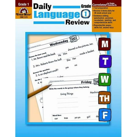 Daily Language Review Grade 1 - Walmart.com
