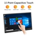 thumbnail image 5 of 14 Inch Protable Touchscreen 1920x1080P IPS Panel Display Secondary Monitor For PC Gamer HDMI Compatible With PS5 Switch Laptop, 5 of 12