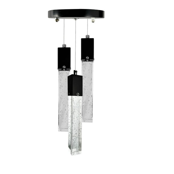 Lámpara de Techo con Chip LED Star Cristal Cortado 3 Luces