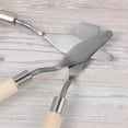 thumbnail image 1 of BESTYASH 3Pcs Painting Tool Set Stainless Steel Mixing Scraper Spatulas for Art and Craft, 1 of 8