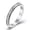 Silver, variant on Rainbow Tone Crystal Eternity Spinner Band Ring Stainless Steel R10