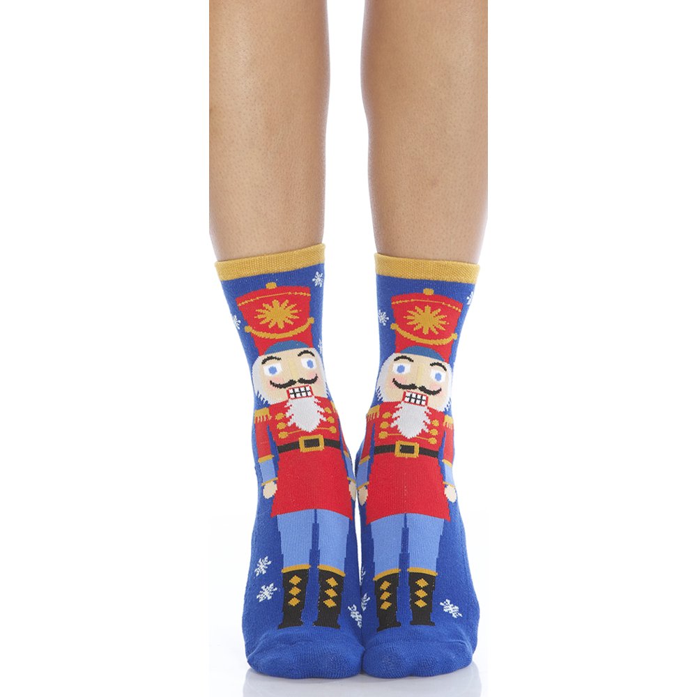 Foot Traffic Nutcracker Slipper Socks