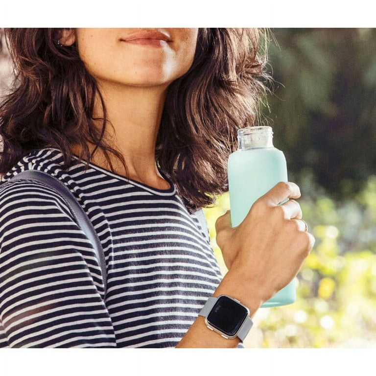Fitbit Versa Smart Watch, Gray/Silver Aluminium, One Size (S