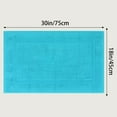 thumbnail image 7 of Unique Bargains Bath Rugs Reversible Cotton Spa Quick Dry Non Slip Bathroom Mat Blue, 7 of 7