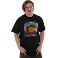 thumbnail image 4 of Colorado Mountain Peak Names CO Hiker Plus Size Crewneck Graphic Tee Shirt Brisco Brands 2X, 4 of 5