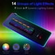 thumbnail image 2 of Alfombrilla de ratón grande alfombrilla de teclado inflable efecto de luz LED fresco impermeable a prueba de humedad suave y estable juguete de caucho natural espesado de gran tamaño 300*800*4MM Zhivalor YBY016, 2 of 4