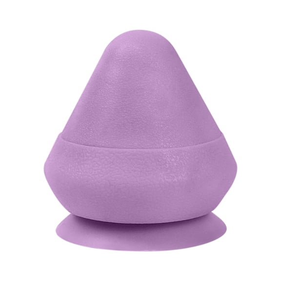 Hvmvliv Fitness Massage Ball TPE Fascia Massage Ball with Suction Design, Yoga Trigger Point Therapy Ball for Back Shoulder and Neck Muscle Pain Relief Purple