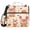 Lovely Pig and Leaf, variant on 3 Ring Zipper Binder with Shoulder Strap Waterproof Trapper Keeper 2 Inch D-Ring 500 Sheets Capacity Neon Skulls and Stars