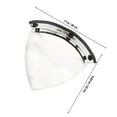 thumbnail image 2 of HOOWIFFY Traffic Blind Spot Mirror Silver Acrylic Enhancing Safety For Outdoor Use 1Pcs, 2 of 8