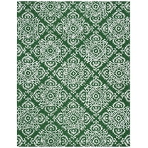 SAFAVIEH Chatham Alexis Geometric Area Rug, Green/Ivory, 8' x 10'