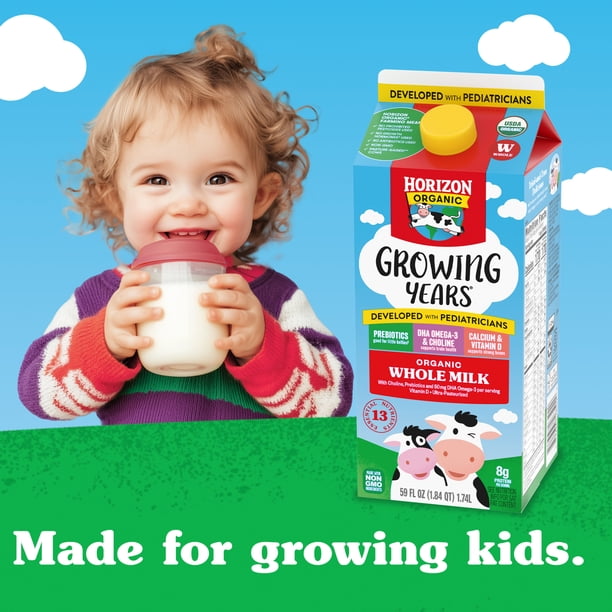 Horizon Organic Milk 59oz | Organic milk for hospitality - Walmart