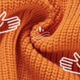 thumbnail image 5 of YDFCWXW Baby Boy Girl Pullover Sweater 3 6 12 18 Months Knit Clothes Unisex Toddler 2T 3T 4T Fall Winter Warm Long Sleeve Tops (Orange, 9-12 Years), 5 of 8