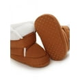 thumbnail image 3 of Topumt Newborn Baby Boys Girls Fleece Fur Winter Warm Snow Boots Soft Sole Prewalker Non-Skid Boots For Infant Toddler, 3 of 7