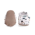 thumbnail image 5 of Ella Bonna Baby Boy Girl Shoes Newborn Socks Crib Shoes Moccasins, Space, 6-12 Months, 5 of 9
