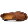 thumbnail image 3 of LASUDRAA Mens Loafers Slip on Shoes Casual Comfort Soft Moccasin Daily Flats Driving Walking Shoes Lightweight, 3 of 7