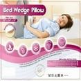 thumbnail image 4 of Home Sweet Home Bed Wedge Pillow with Memory Foam Top, 4 of 5