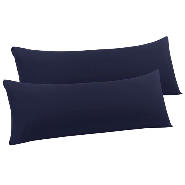 Unique Bargains Microfiber Body Pillow Cases Silky-Soft Pillowcase Envelope Closure 2pcs