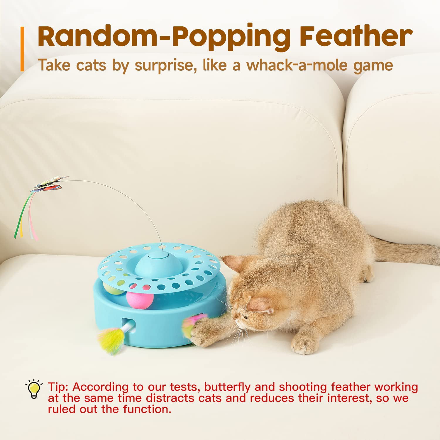  4 in 1 Cat Toy Indoor for Cats Interactive Best Kitten Puzzle  Toys Seller Kitty Treasure Chest Puzzles Smart stimulating Mental  Stimulation Brain Games Track Balls Teaser Catnip Ball with