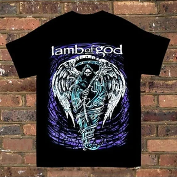 VINTAGE Rare Lamb Of God Black Band member Black Unisex T-Shirt