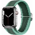 thumbnail image 1 of Stretchy Solo Loop Strap Compatible with Apple Watch Band 41mm 40mm 38mm, Adjustable Elastic Nylon Braided Sport Wristbands for iWatch Series 7 6 5 4, 1 of 4