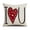 decorative pillows, variant on Valentines Day Pillow Covers Set Of 4, 18X18 Inch Decorative Throw Pillows, Love Heart & "Love" Printed Design, Cushion Cases For Valentine Decorations Home Bedroom Living Room