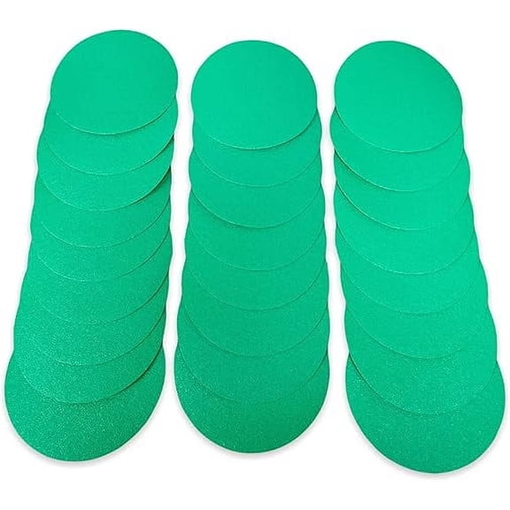 LiME LiNE 6" Waterproof 80 grit Sanding Discs, Hook & Loop - 25 pk