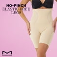 thumbnail image 6 of Maidenform Womens Shapewear with Tummy Control, High Waist Mid Thigh Body Shaper Shorts FP5001 Sizes S-3XL, 6 of 8