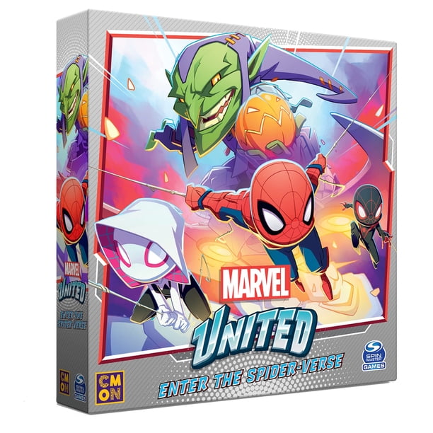 Juego de miniaturas de mesa CMON Marvel United Spider-Verse Exp.