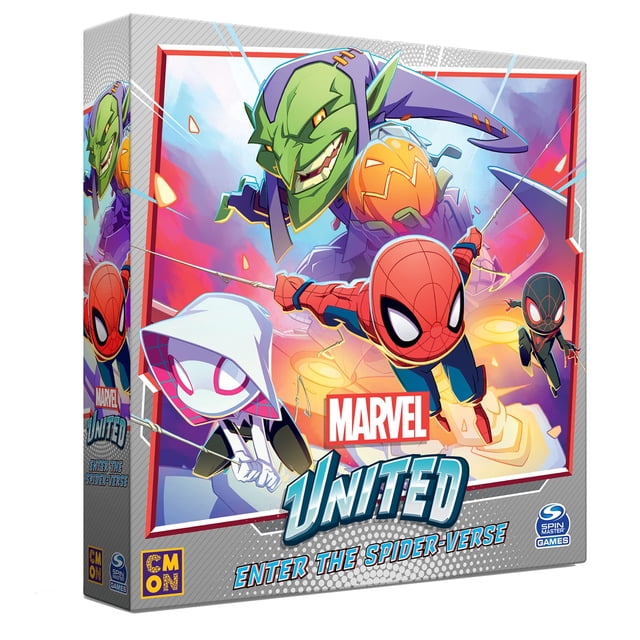 Juego de miniaturas de mesa CMON Marvel United Spider-Verse Exp.