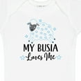 thumbnail image 4 of Inktastic My Busia Loves Me Baby Lamb Boys or Girls Baby Bodysuit, 4 of 5
