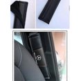 thumbnail image 4 of Suitable For Mercedes-benz Car Seat Belt Shoulder Pad Leather Interior Decoration Seat Belt Shoulder Pad Cover (pair), 4 of 4