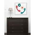 thumbnail image 5 of Marmont Hill "Love Phones" by Molly Rosner Framed Painting Print, 5 of 6