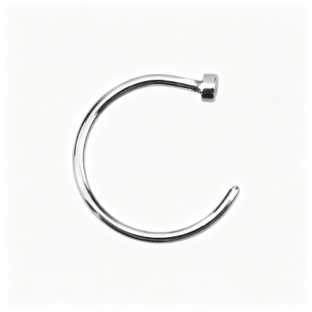 DESIGNICE Nose Ring Hoop-Comfort Fit in Surgical Steel,Rose Gold,Yellow Gold(18G-22G,8-10Mm)