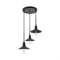 thumbnail image 2 of Living District LD4033D20BK Etude 3 Light Black Ceiling Pendant, 2 of 4