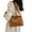 Brown, variant on Simple and Crossbody Bag with Zipper Shoulder Bags Suitable for Fashionable Women in Various Settings