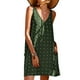 thumbnail image 1 of Vestido De Playa con Bolsillos,Vestido Sin Mangas con Cuello En V para Mujer, Informal, para Sol, Verano, Playa, para Mujer, Informal, con Puntos, Estética Elegante, 1 of 2