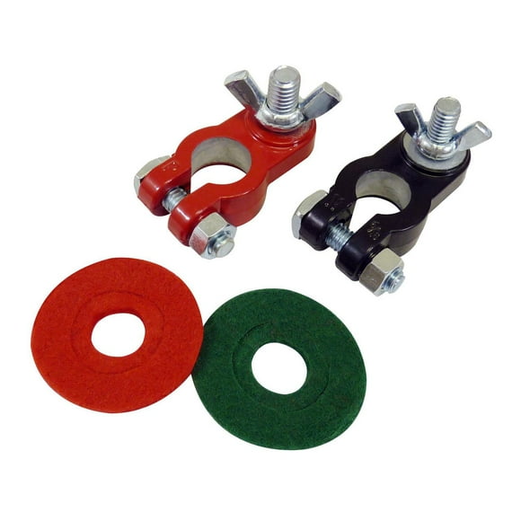 Schumacher Electric Coated Marine Terminal End for 3/8-Inch and 5/16-Inch Posts, BAF-MT2