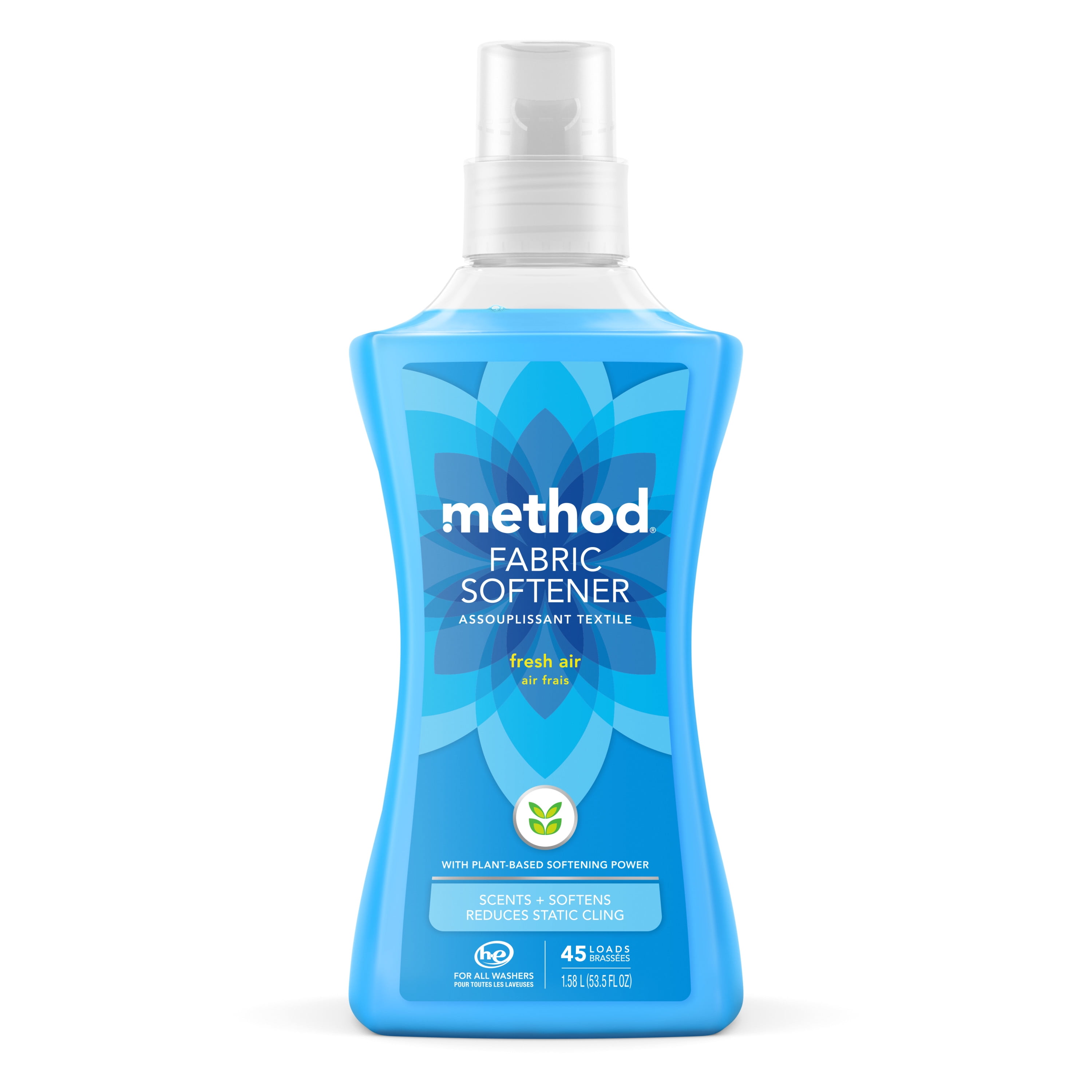 Method Fabric Softener, Fresh Air, 53.5 Ounce, 45 Loads